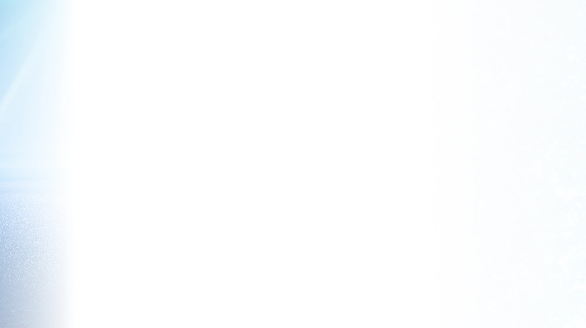 Faint blue and white gradient with a slight texture; most of the image is bright white, with a subtle transition to light blue on the left edge.